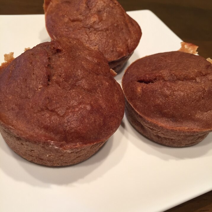 グルテンフリー☆バナナチョコ風味ココナッツマフィン